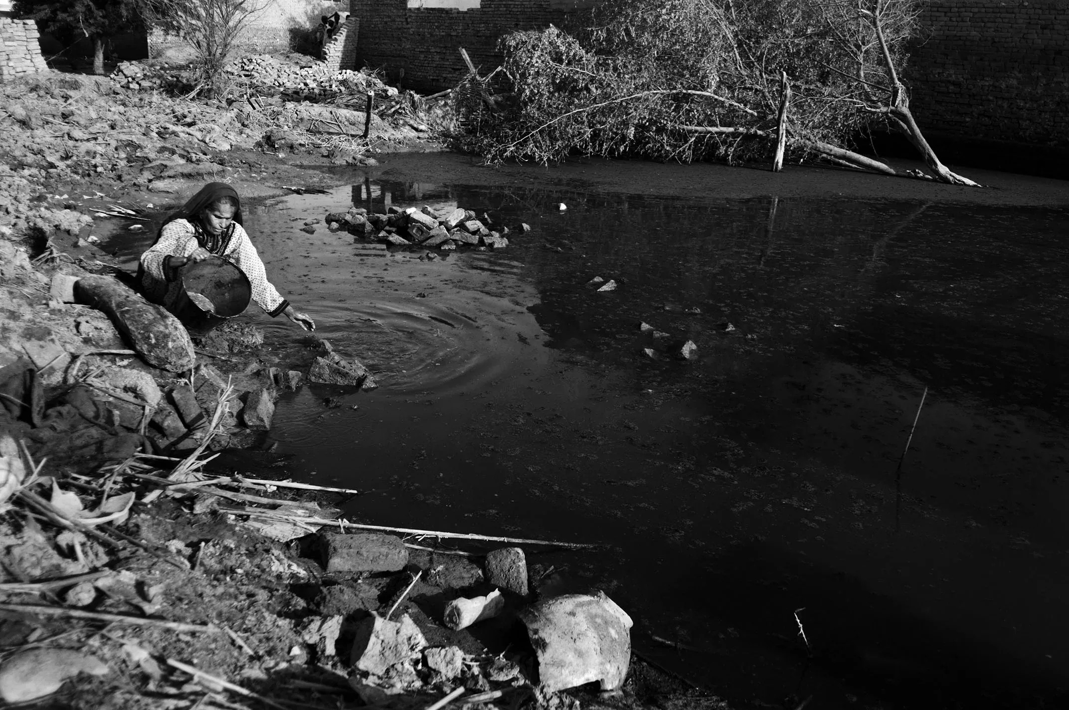 Flooding Aftermath in Pakistan, Sindh and Balochistan, 2010. Photograph 54 of 70.
