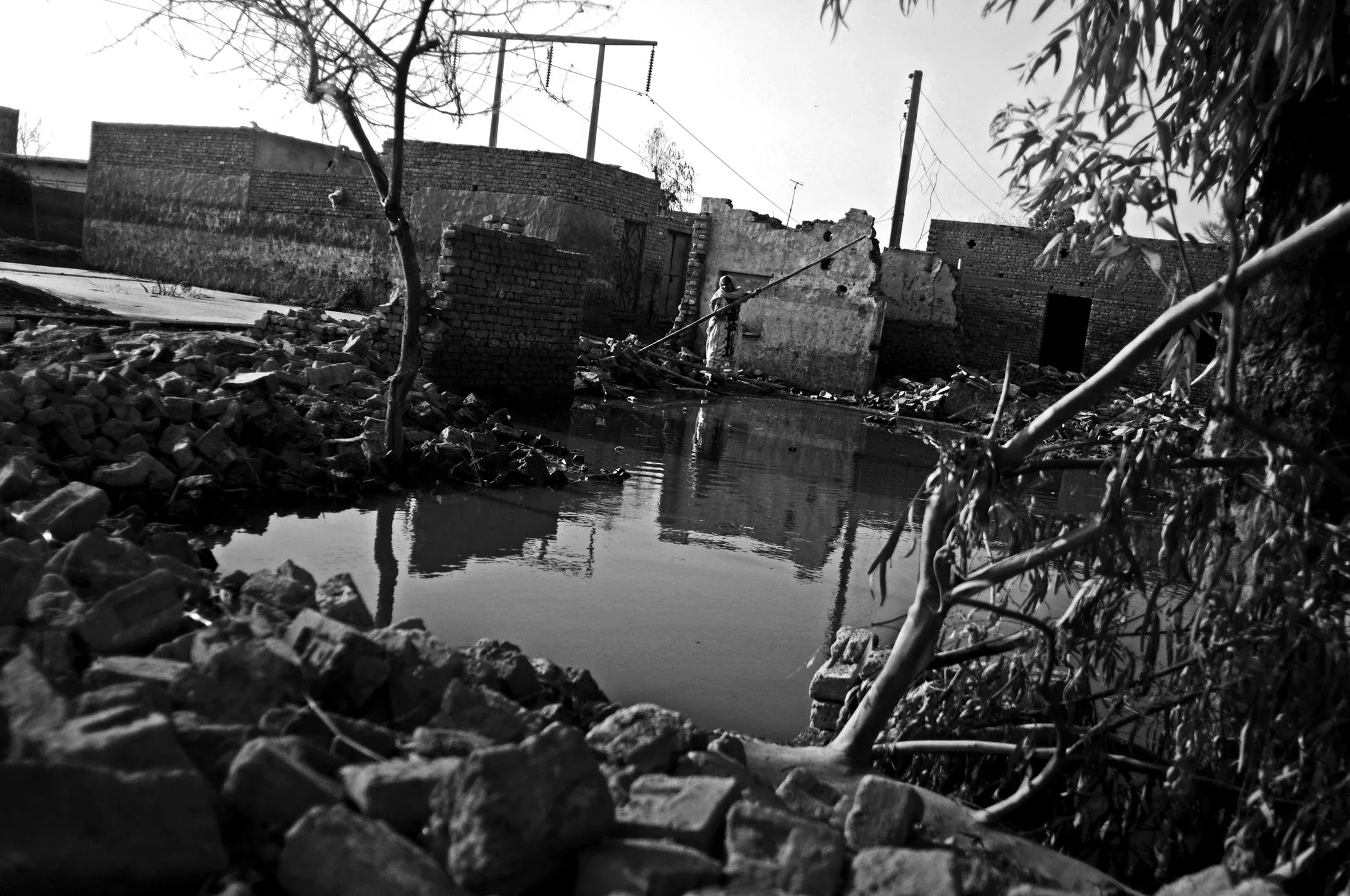 Flooding Aftermath in Pakistan, Sindh and Balochistan, 2010. Photograph 55 of 70.