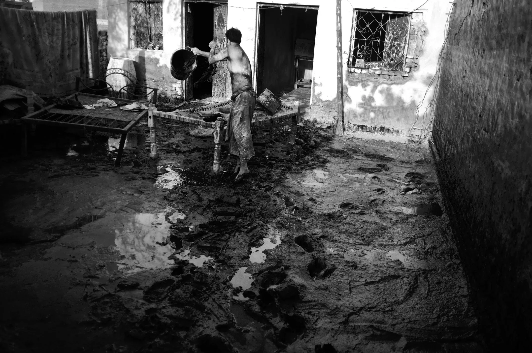 Flooding Aftermath in Pakistan, Sindh and Balochistan, 2010. Photograph 57 of 70.