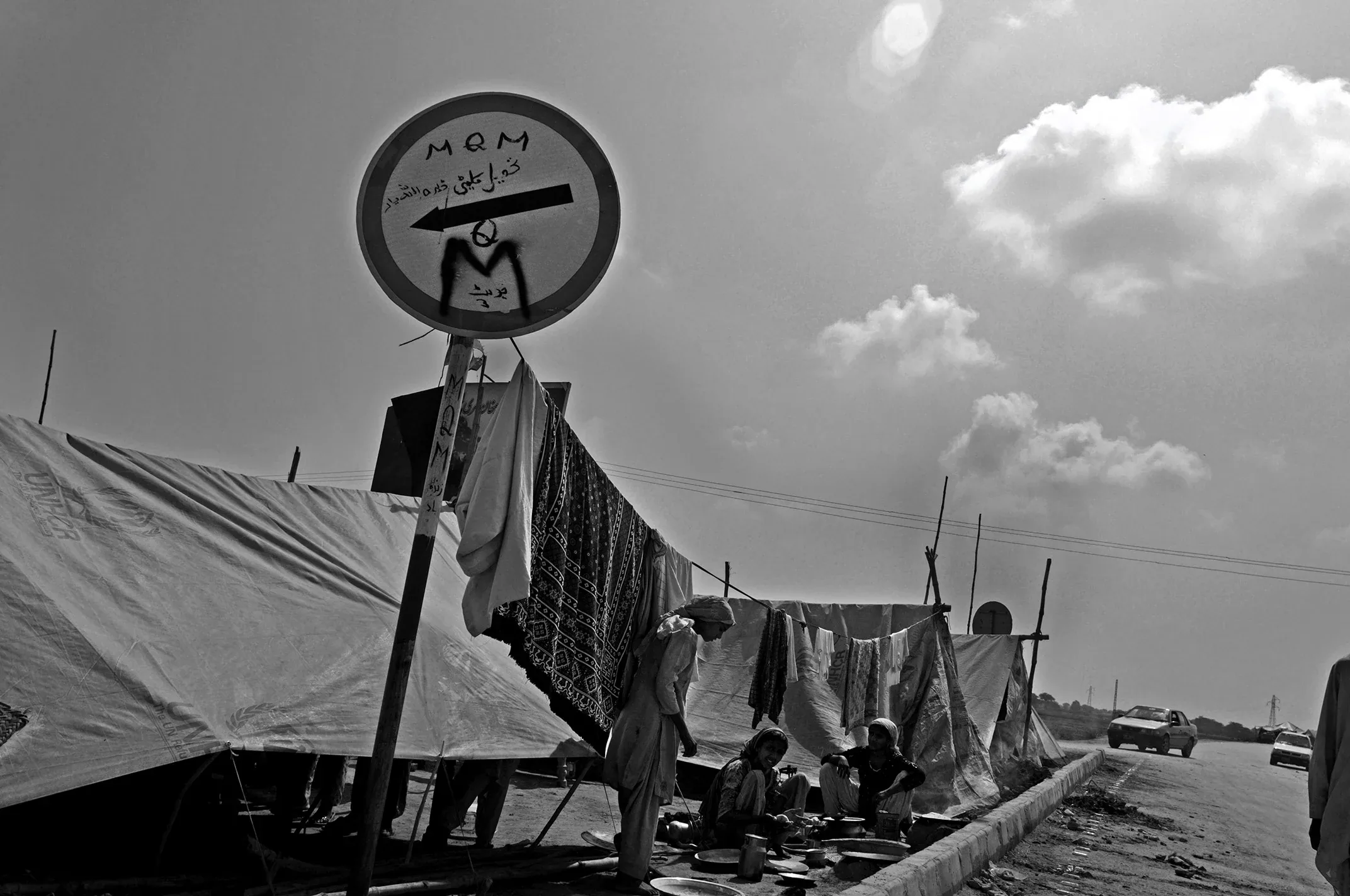 Flooding Aftermath in Pakistan, Sindh and Balochistan, 2010. Photograph 59 of 70.