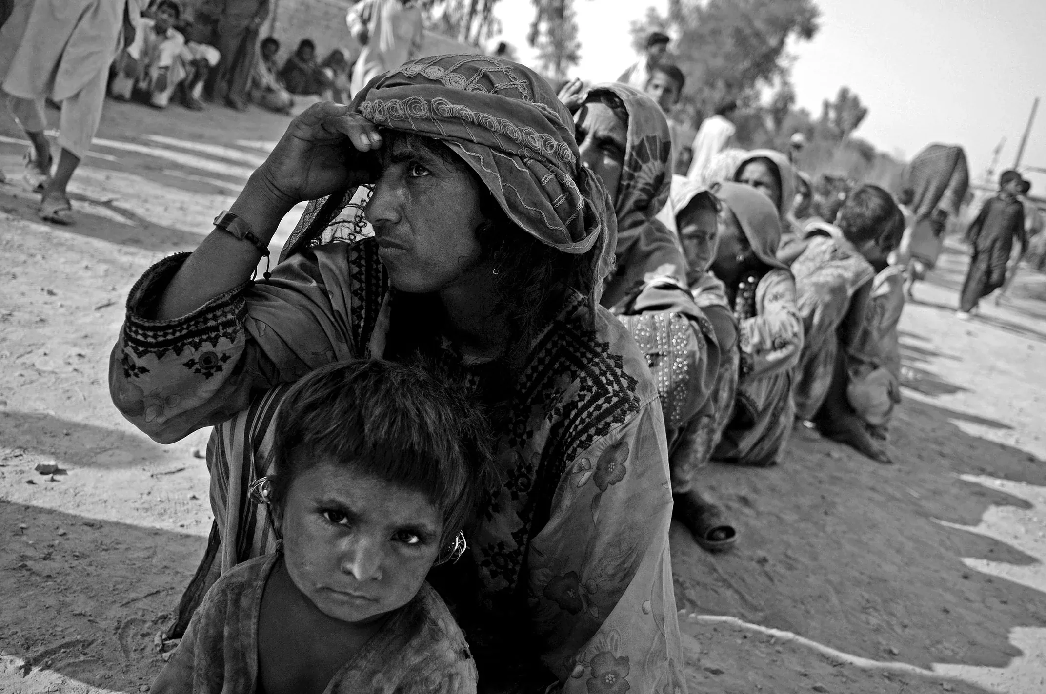Flooding Aftermath in Pakistan, Sindh and Balochistan, 2010. Photograph 64 of 70.