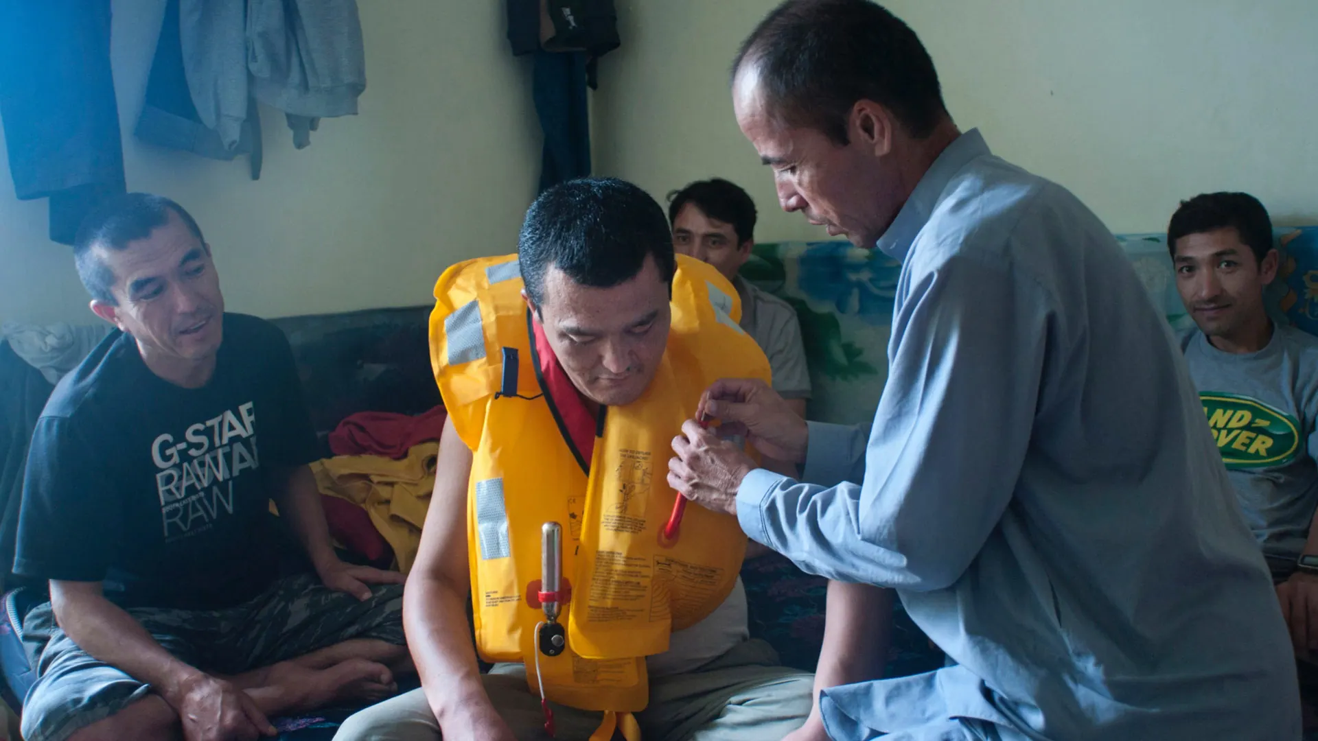 Asylum seekers in a smugglers' house in Kuala Lumpur, 2012.