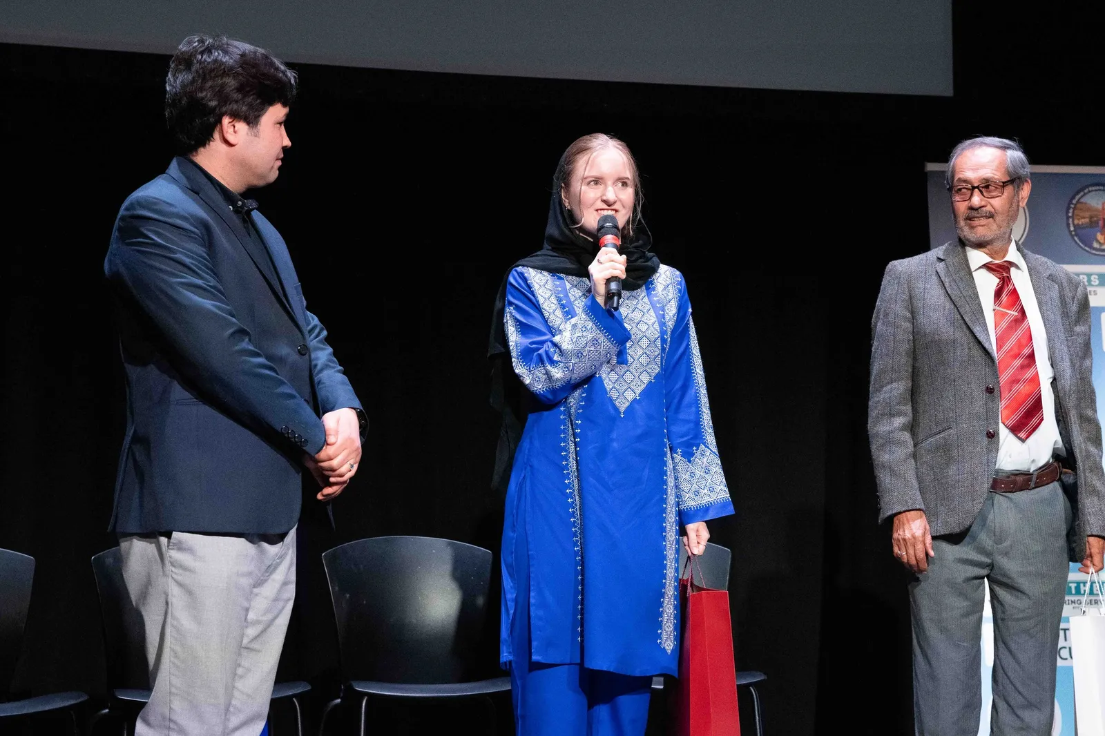 Barat Ali Batoor at a Hazara Cultural Association event.